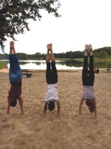 Auf einem Camping nahe bei Berlin im Reiselager 2017